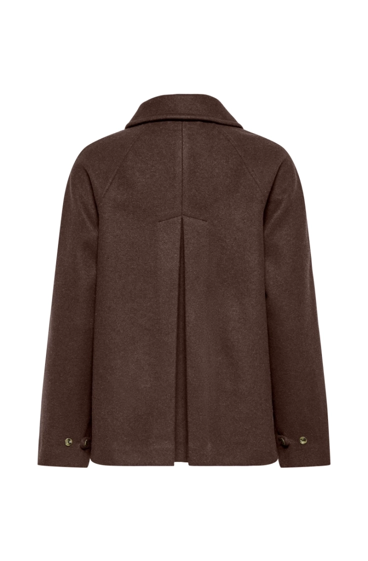 onlevie jacket cc otw hot fudge melan