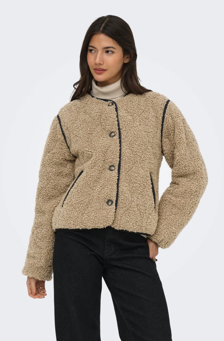 onlines teddy jacket cc otw tigers eye blac