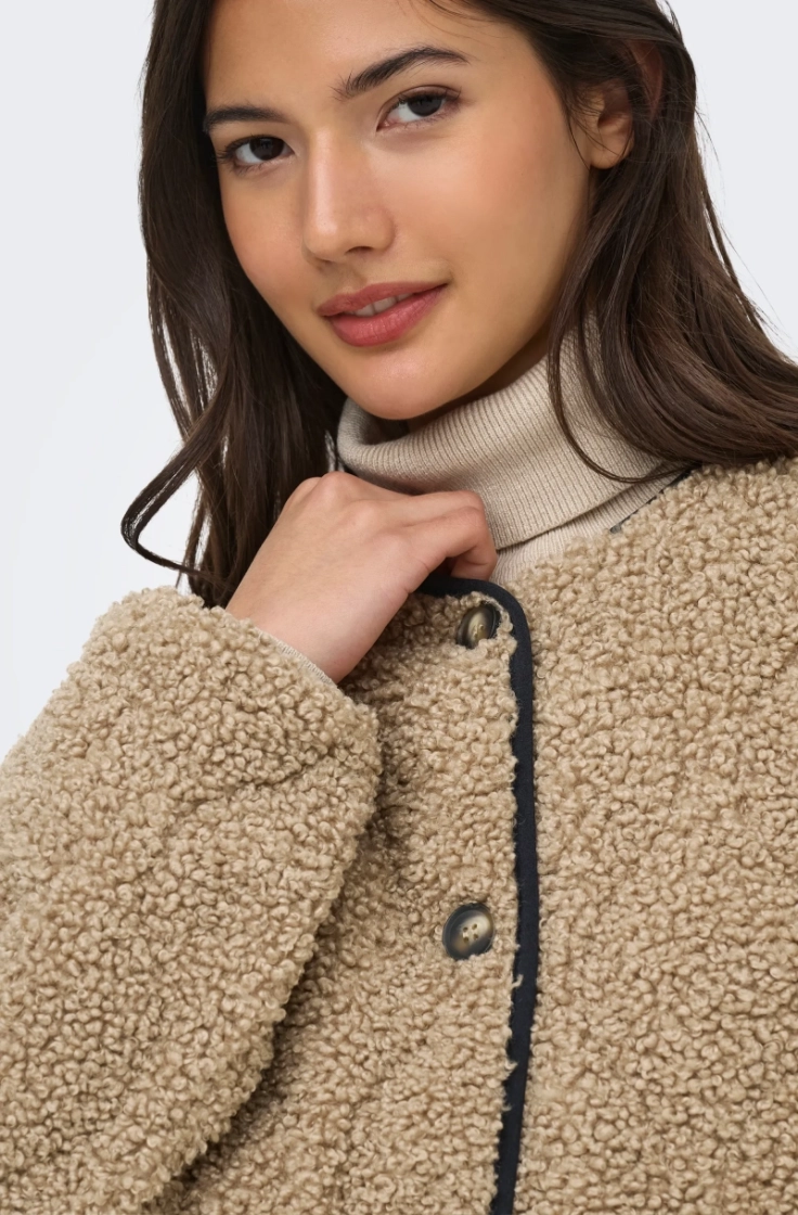 onlines teddy jacket cc otw tigers eye blac