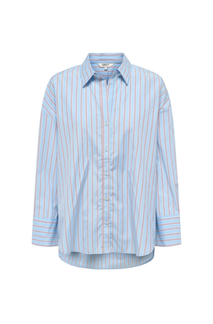 onloregon alva ls reg shirt cc dusty blue str.