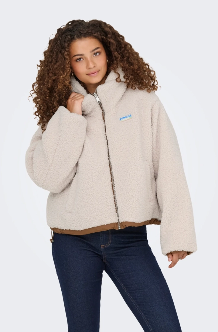 onlmaria rev puffer jacket cc cloud dancer to