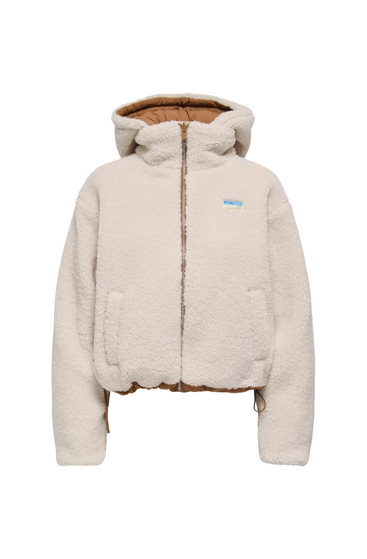 onlmaria rev puffer jacket cc cloud dancer to