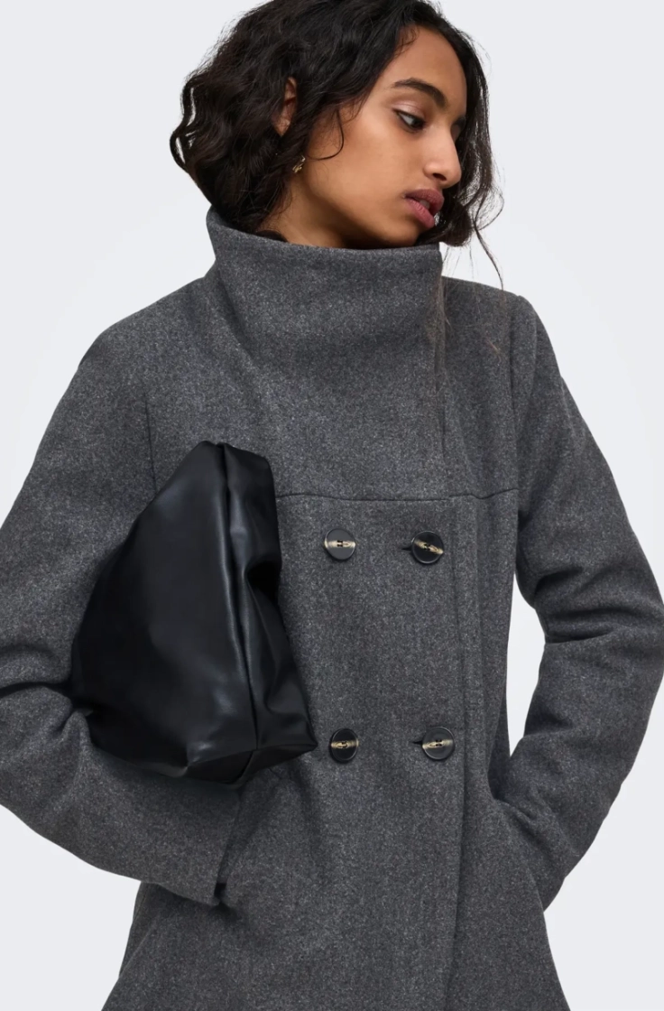 onlblake sophia coat otw dark grey melan