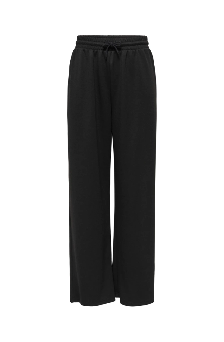 onlscarlett wide pant swt black