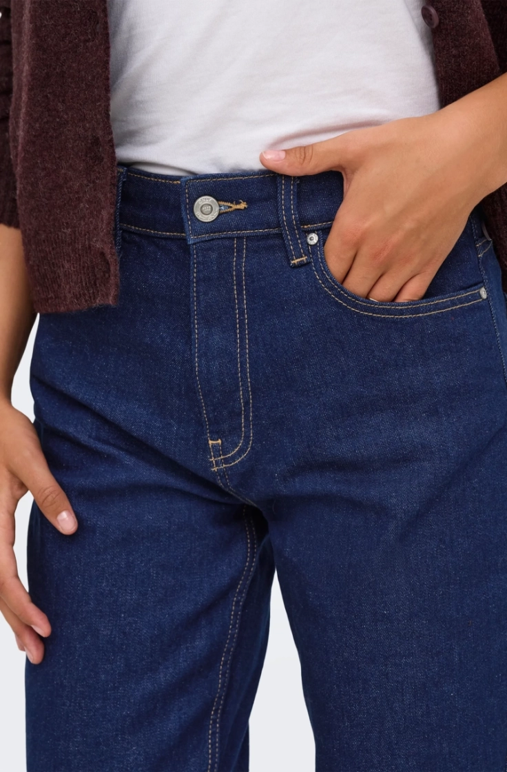 onlemily hw stretch ank dnm ge dark blue denim