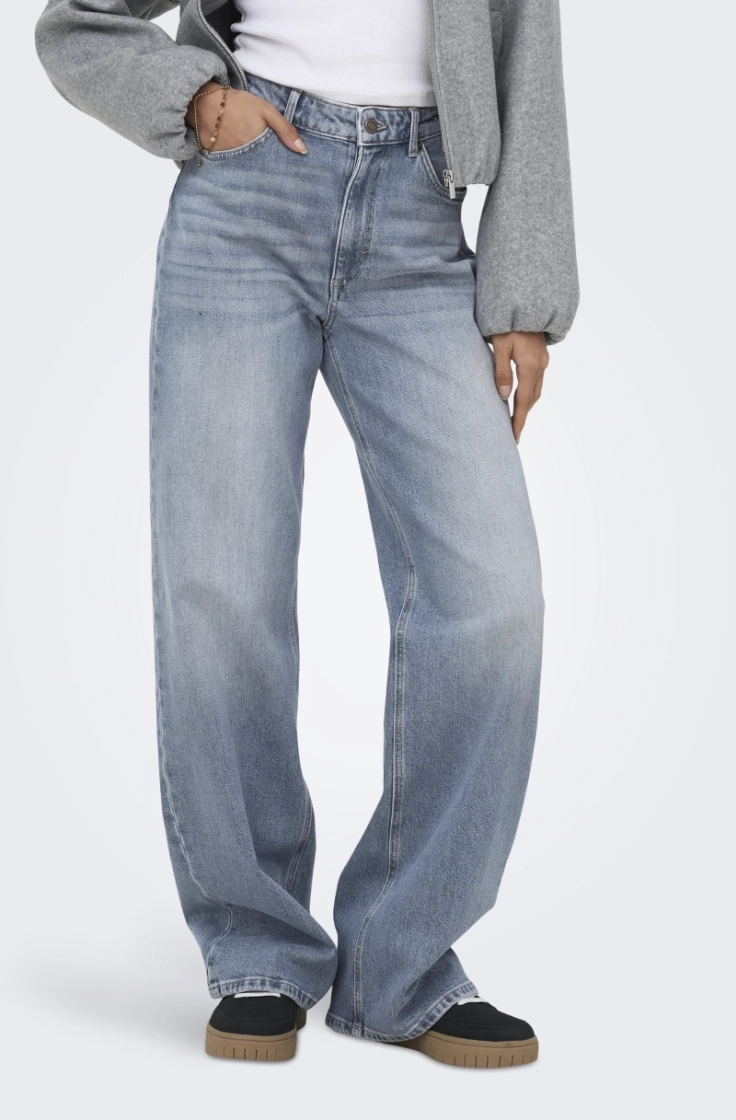 onljuicy hw wide leg dnm dot66 special blue gr