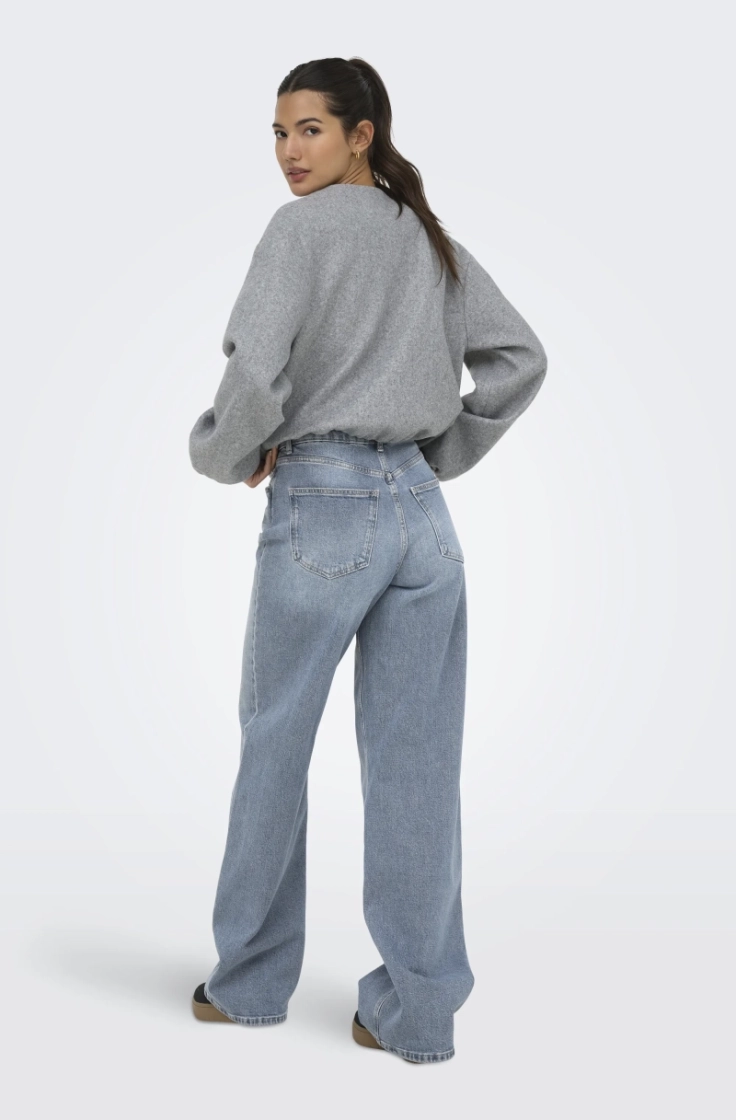 onljuicy hw wide leg dnm dot66 special blue gr