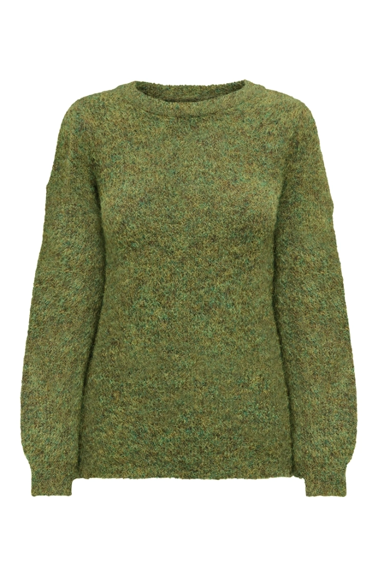 onlnellie ls o-neck knt forest night me