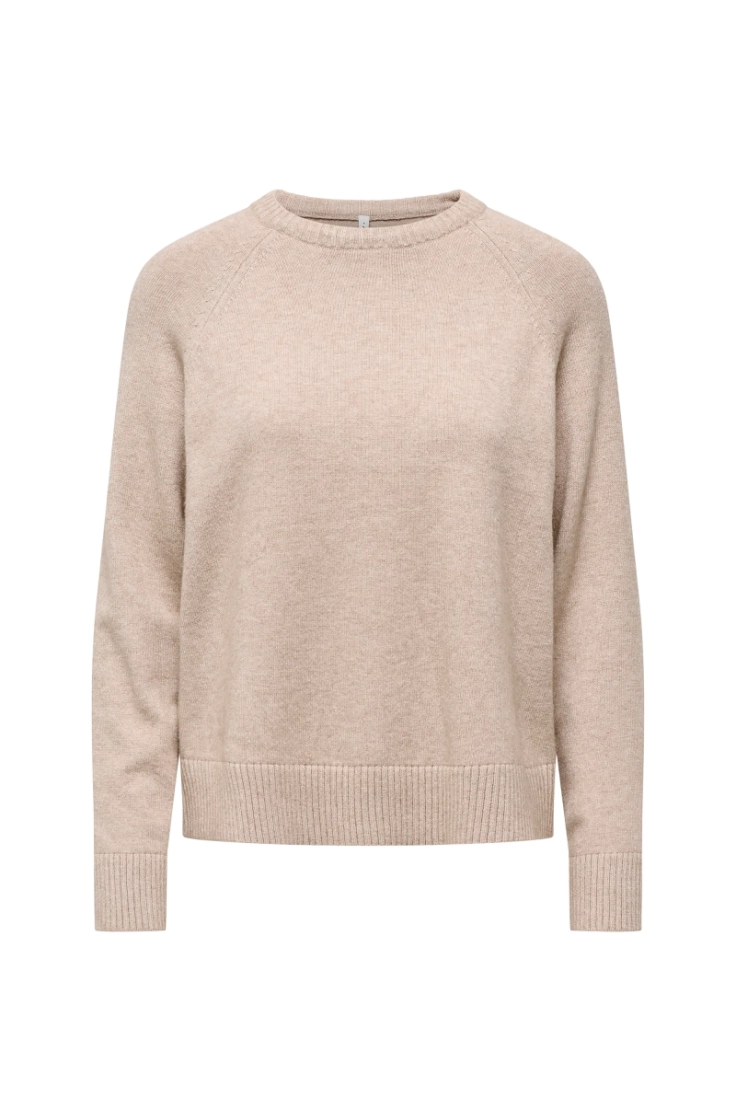 onlprincess ls o-neck raglan k mocha meringue 