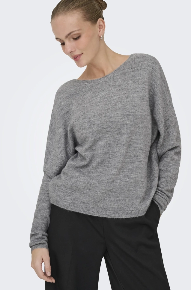 onlmanifesta ls reversible knt light grey mela