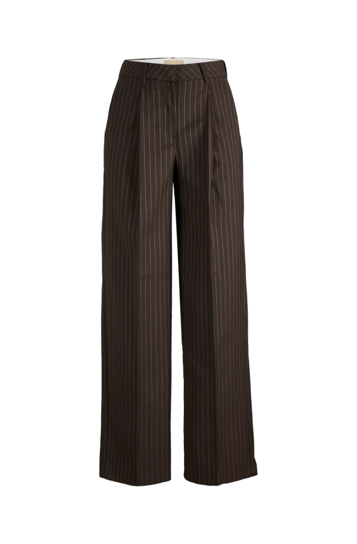 jxaya ellis wide hw pants tlr demitasse pinst