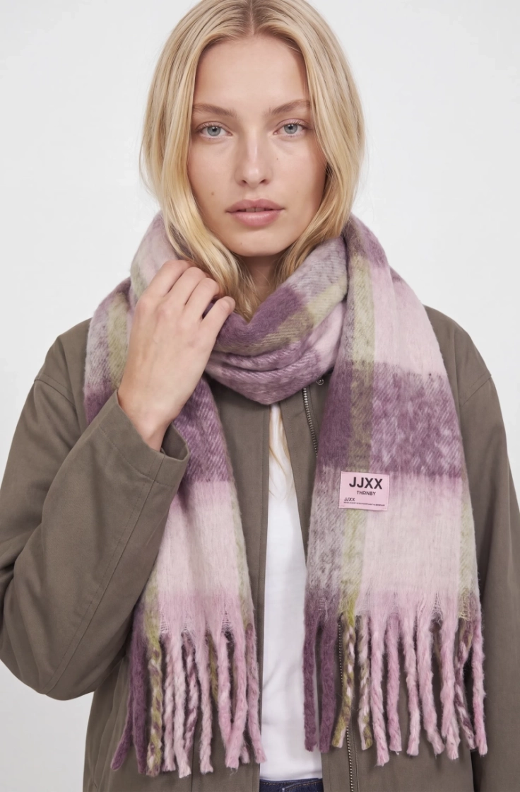 jxleslie scarf acc sn pink nectar w w