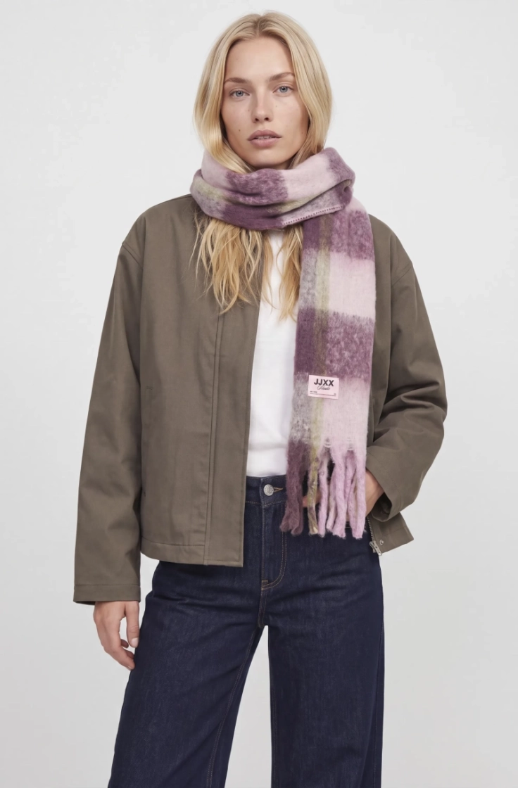 jxleslie scarf acc sn pink nectar w w