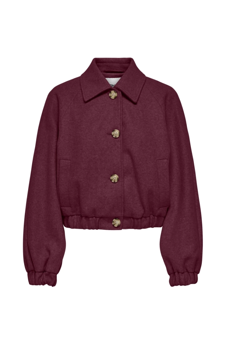 onlnancy life collar jacket cc fig melange