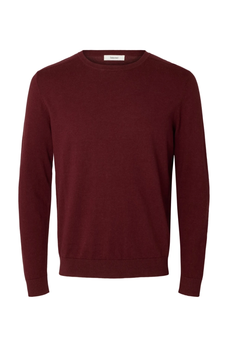 slhberg crew neck tawny port
