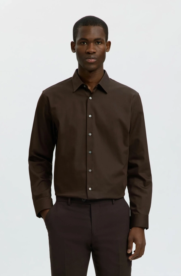 slhslim-performance shirt ls delicioso