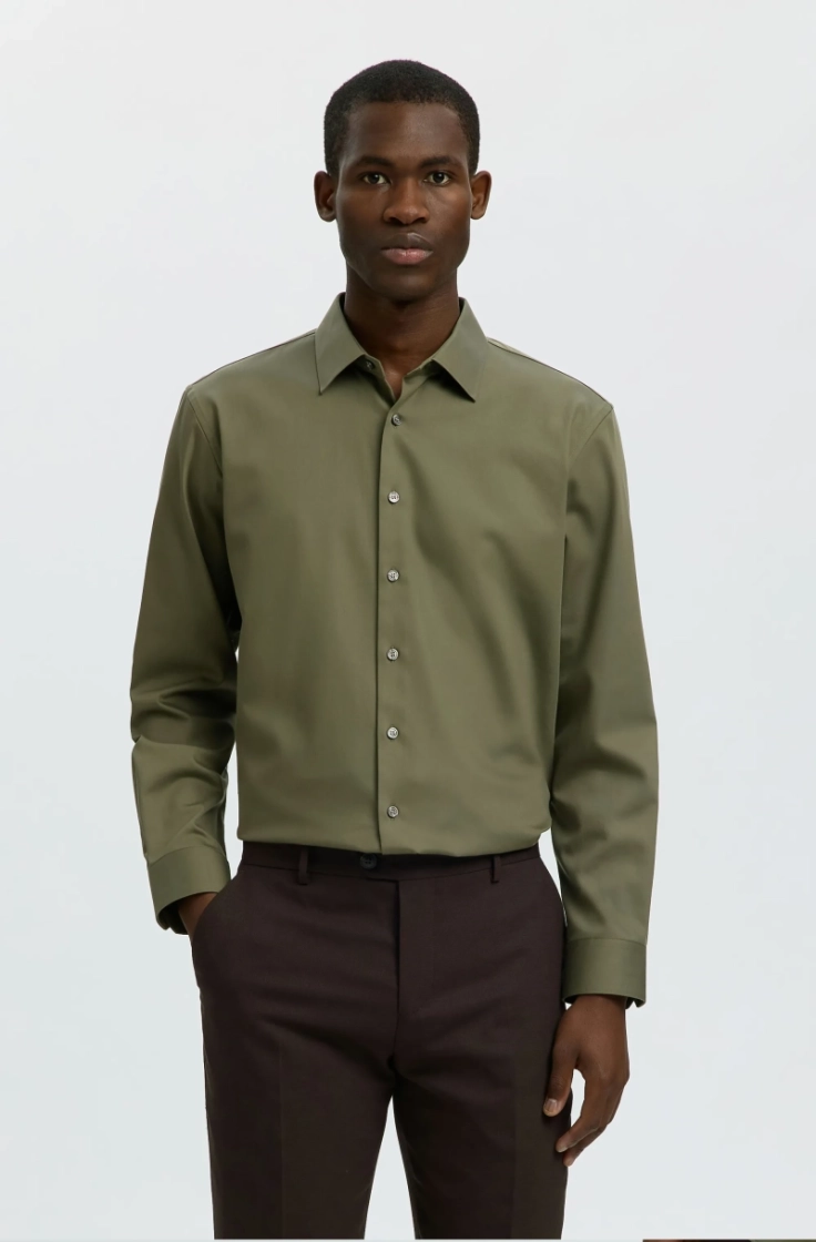 slhslim-performance shirt ls kalamata