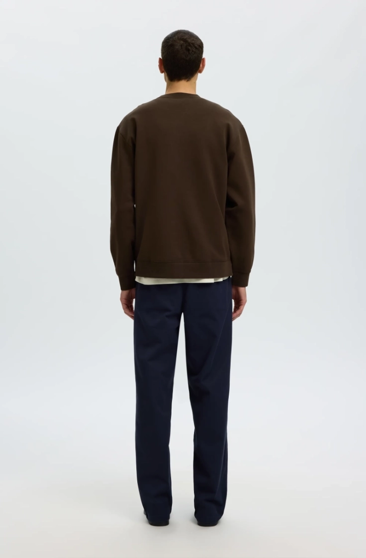 slhtom soft crew neck sweat delicioso