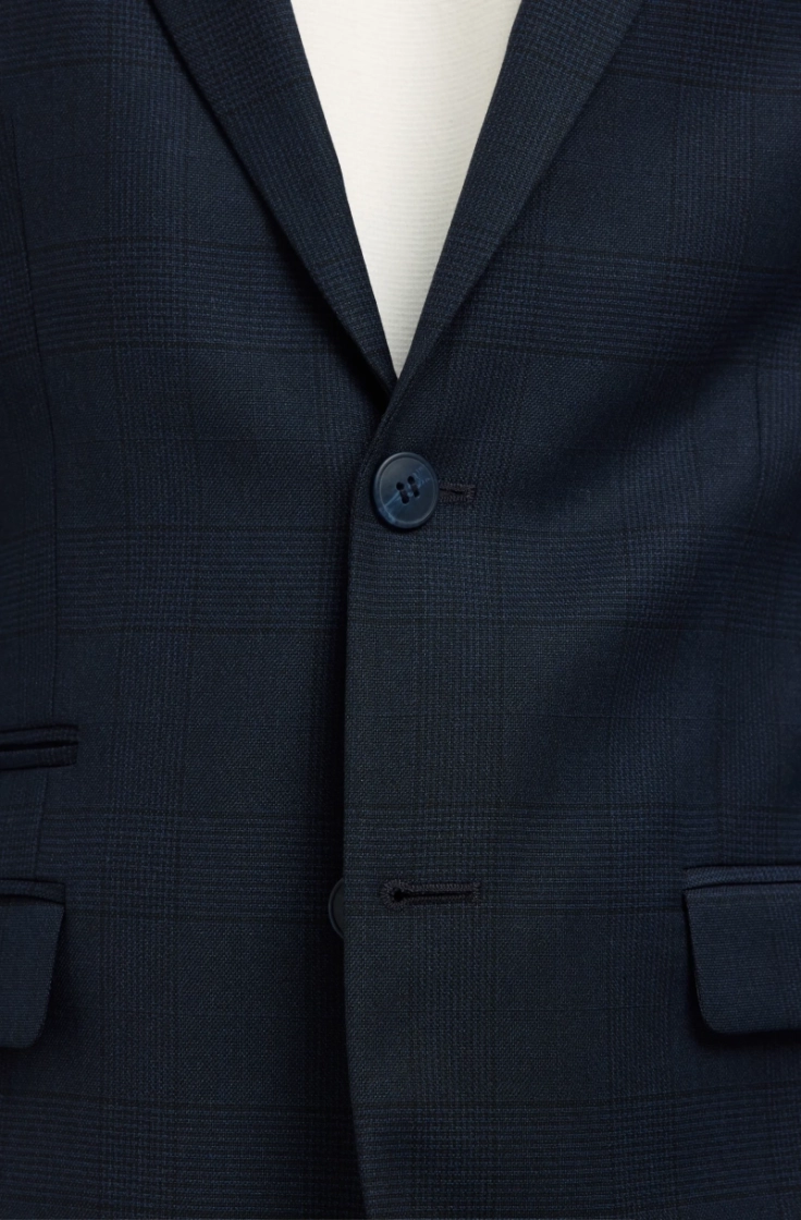 slhslim-neil chk blz dark navy check