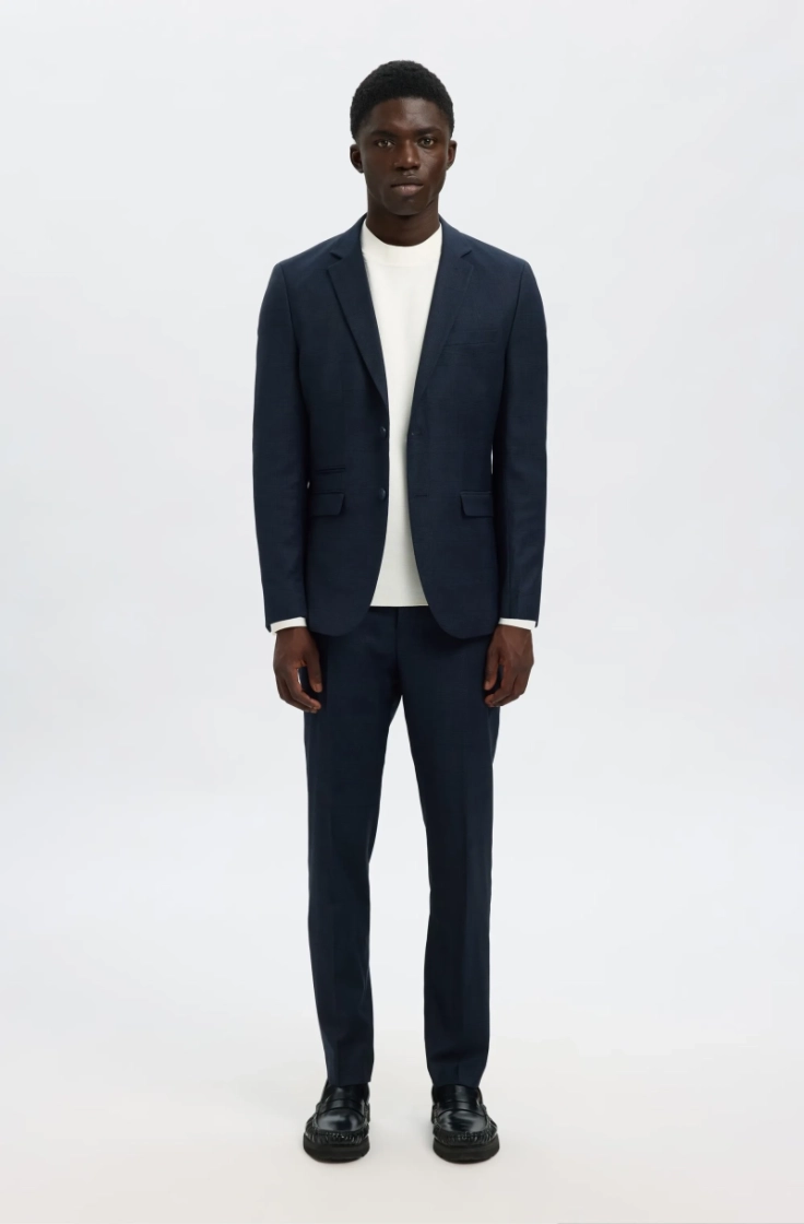 slhslim-neil chk trs b dark navy check