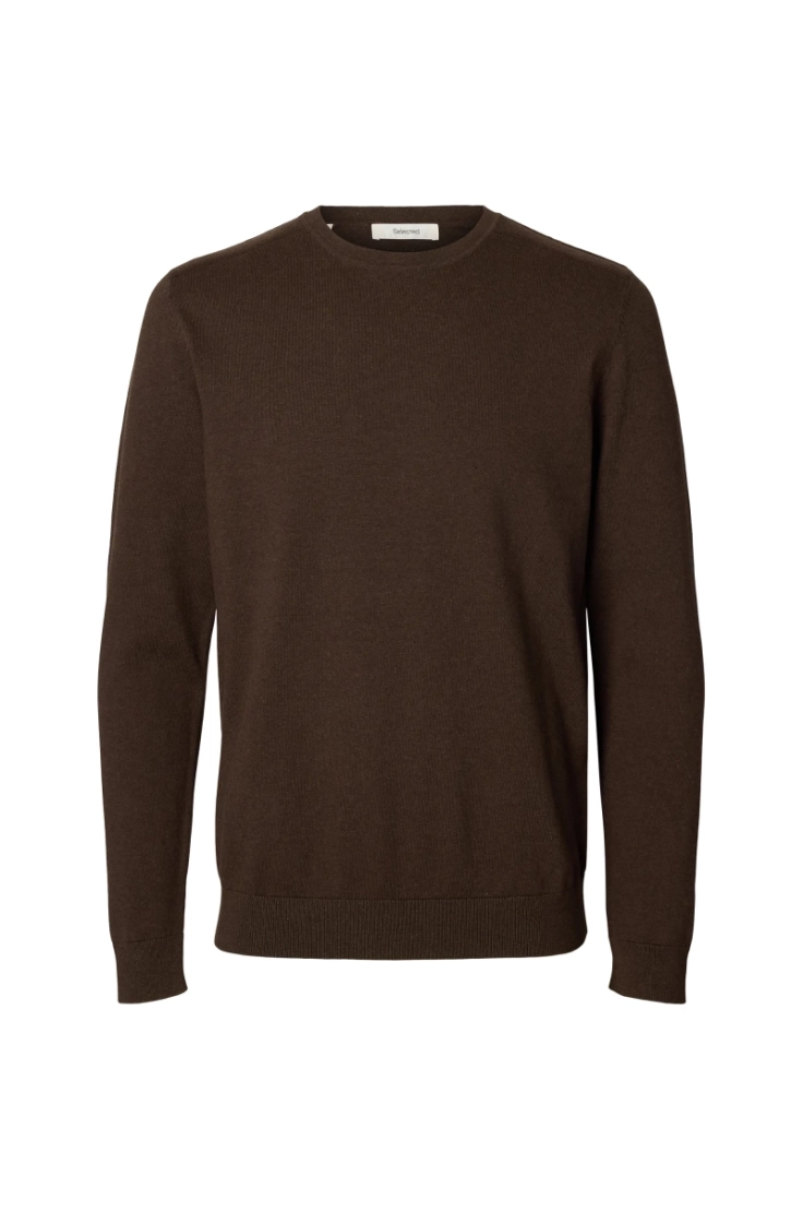 slhberg crew neck delicioso melan
