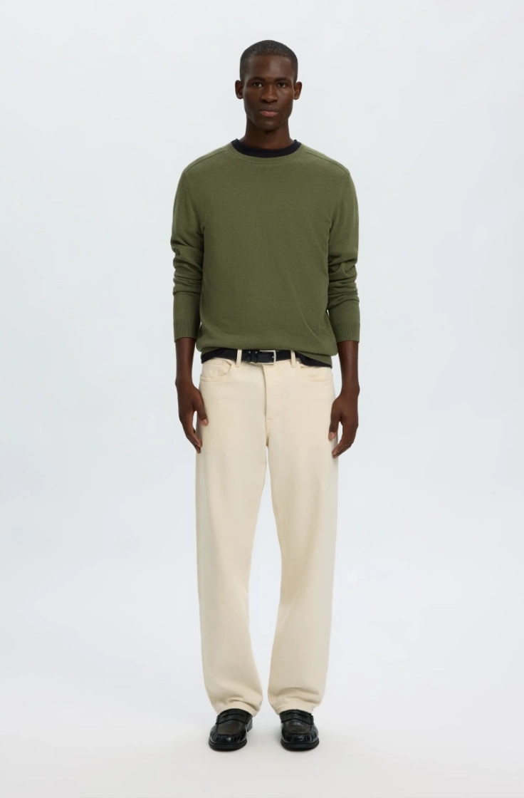 slhberg crew neck kalamata melang
