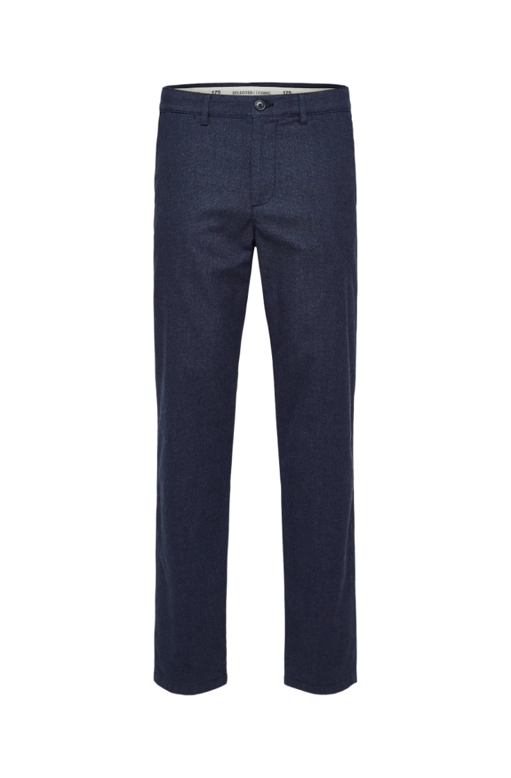 slh175-slim miles brushed pant dark sapphire s