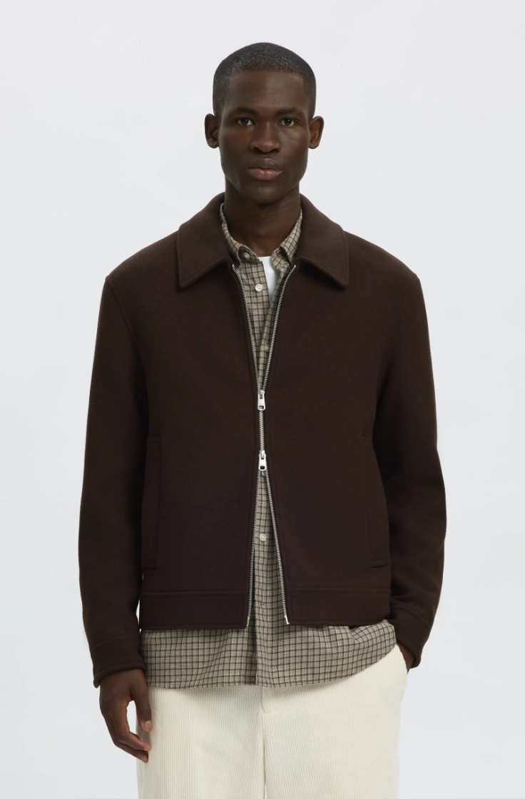 slhphilip wool blend jkt delicioso