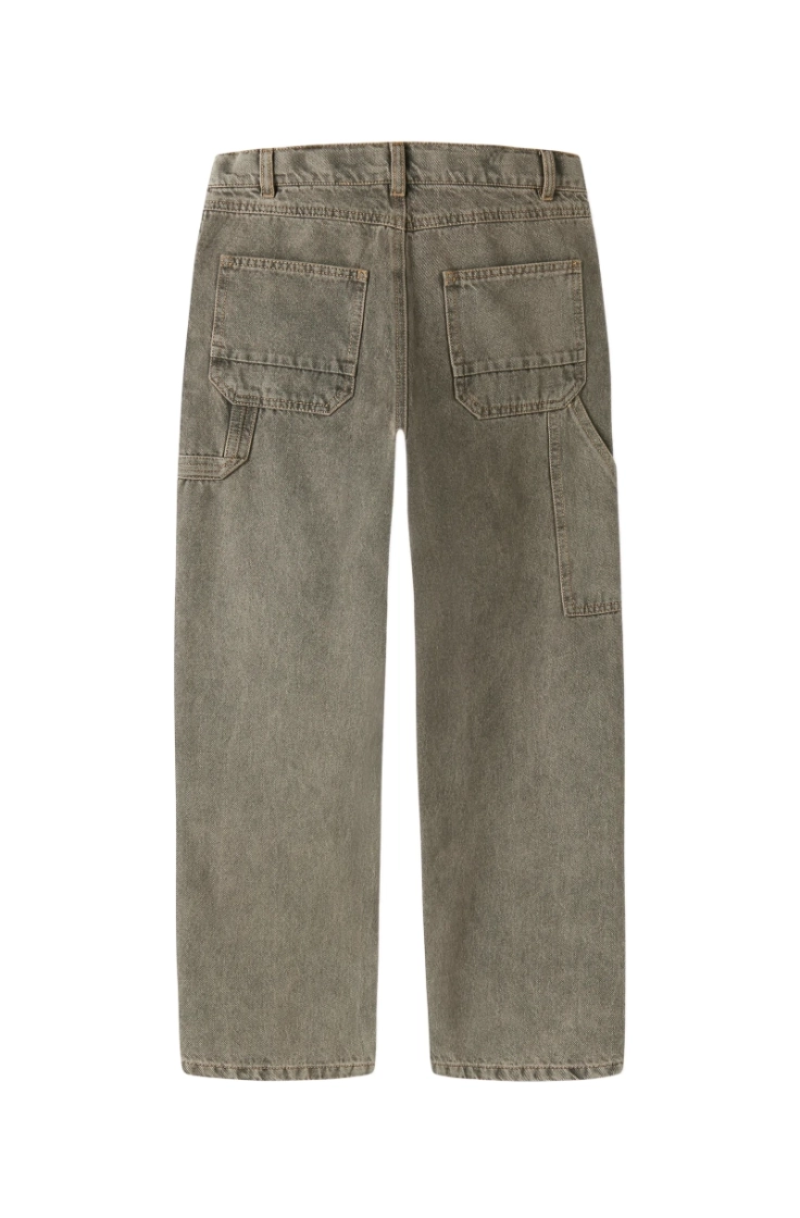 nkmryan straight jeans carp 45 medium brown de