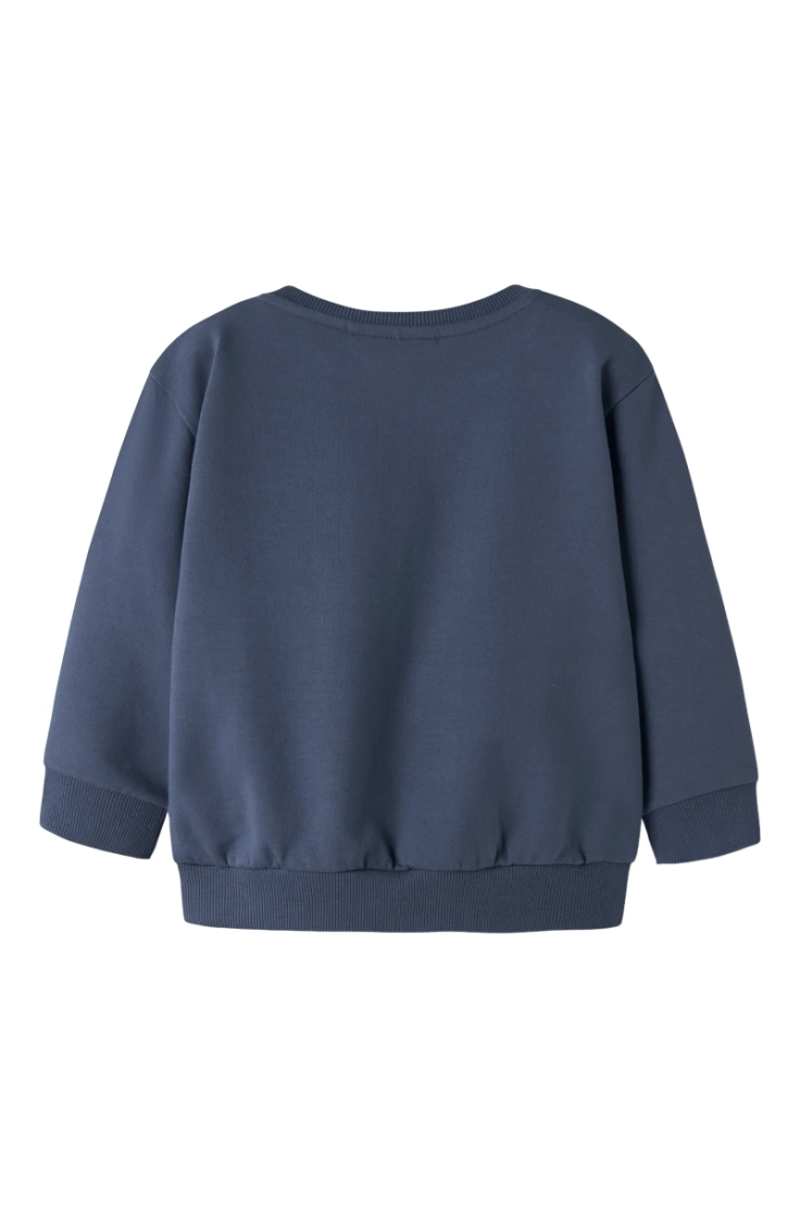 nmmlouie ls nreg sweat bru box vintage indigo
