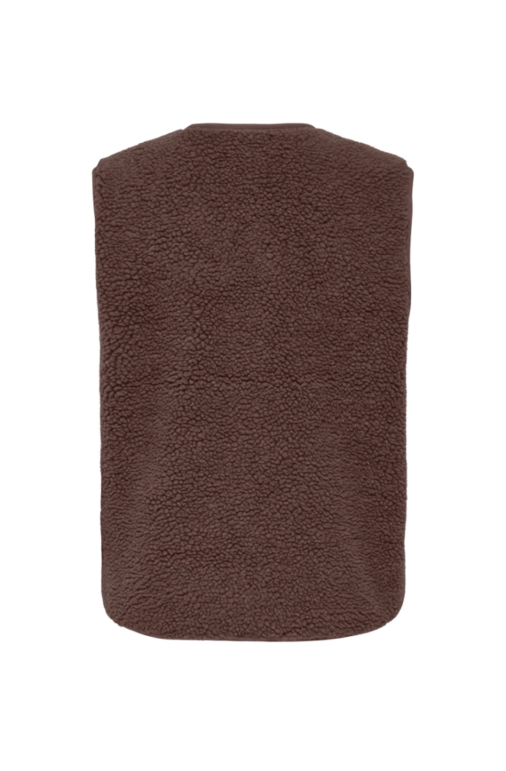 kogbaby life teddy vest cs pnt chocolate marti