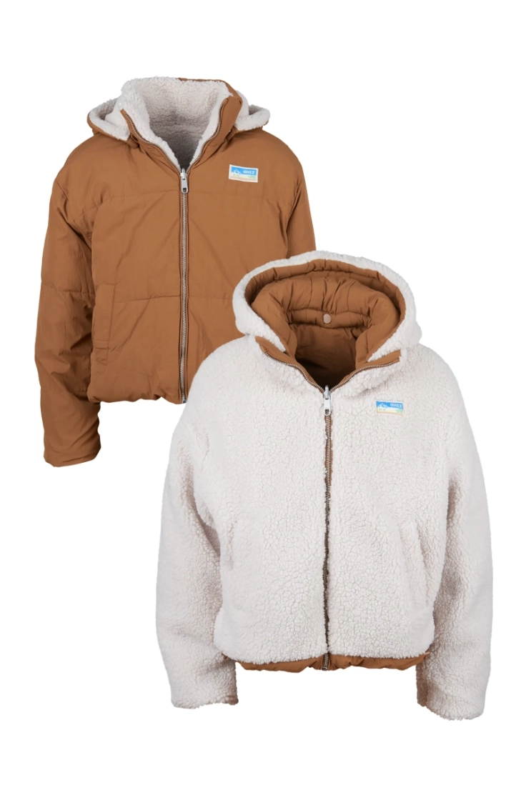 kogmaria life reversib puffer  toasted coconut