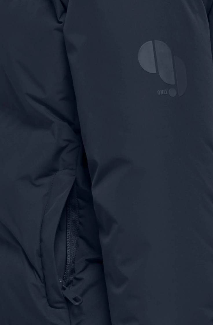 kogellie fuctional hood puff j navy blazer