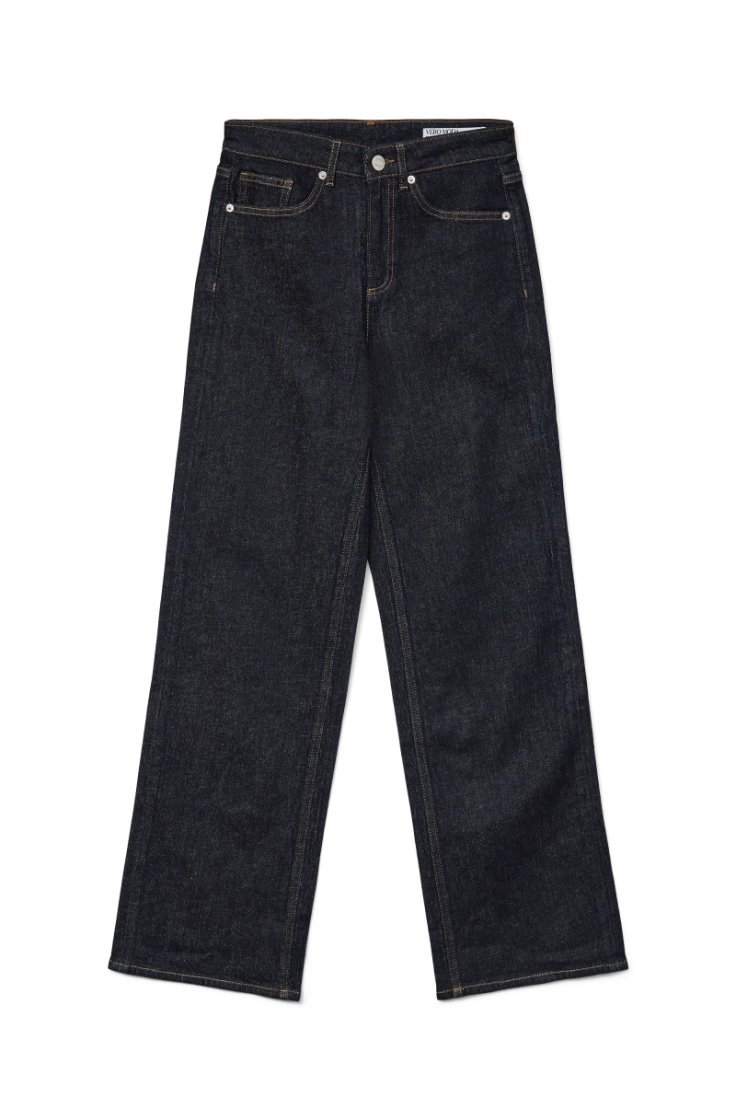 vmtessa hr wide jeans ra369 ga dark blue denim
