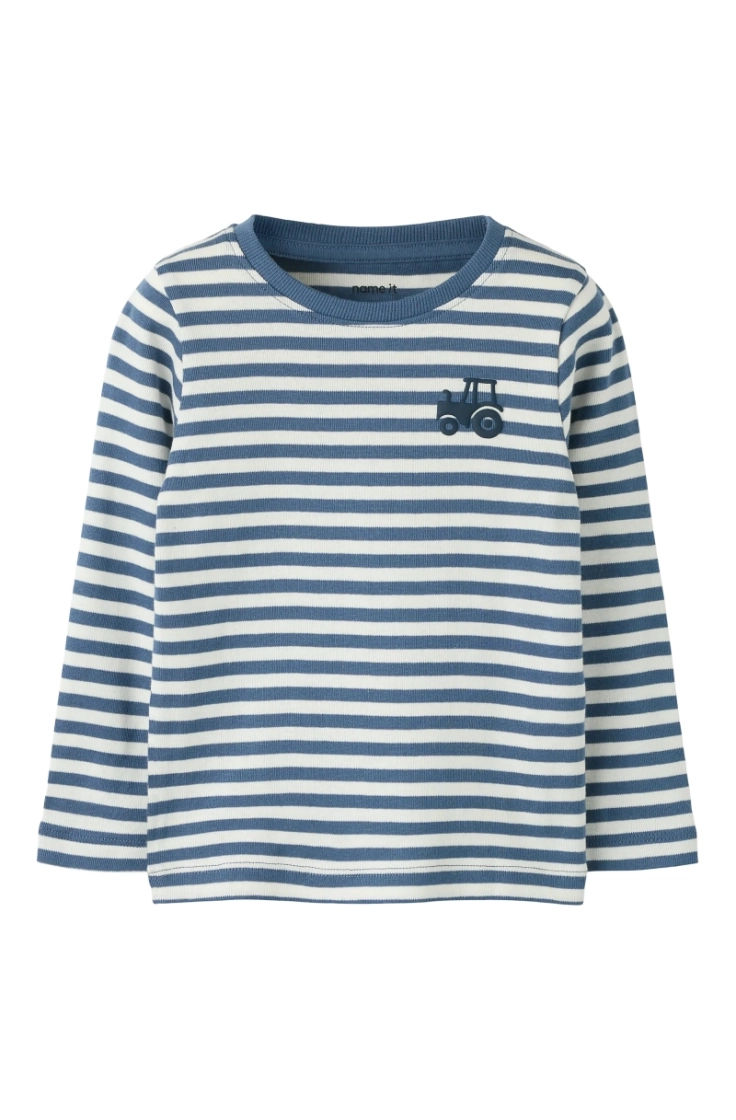 nmmvilly ls slim top vintage indigo 