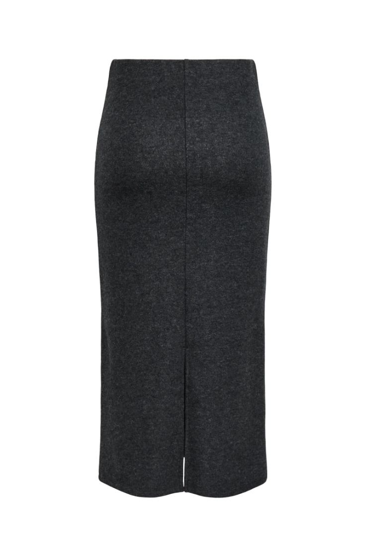 jdyhero life pencil skirt jrs dark grey melan