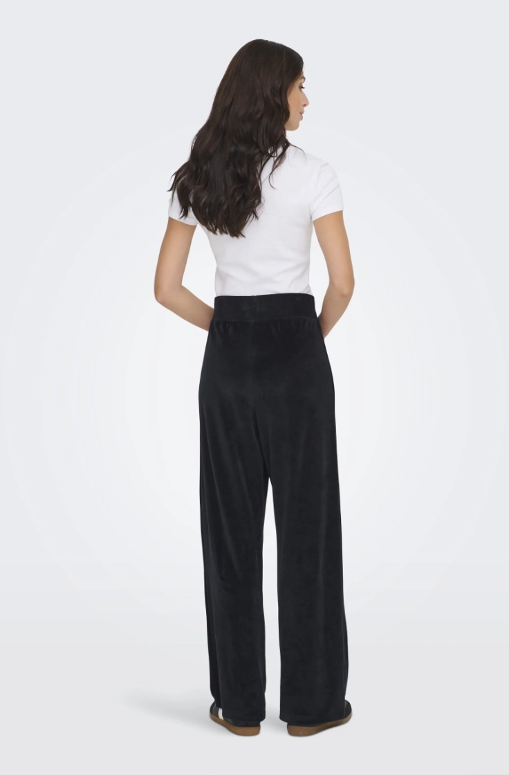 jdyvida velvet pant jrs dia black