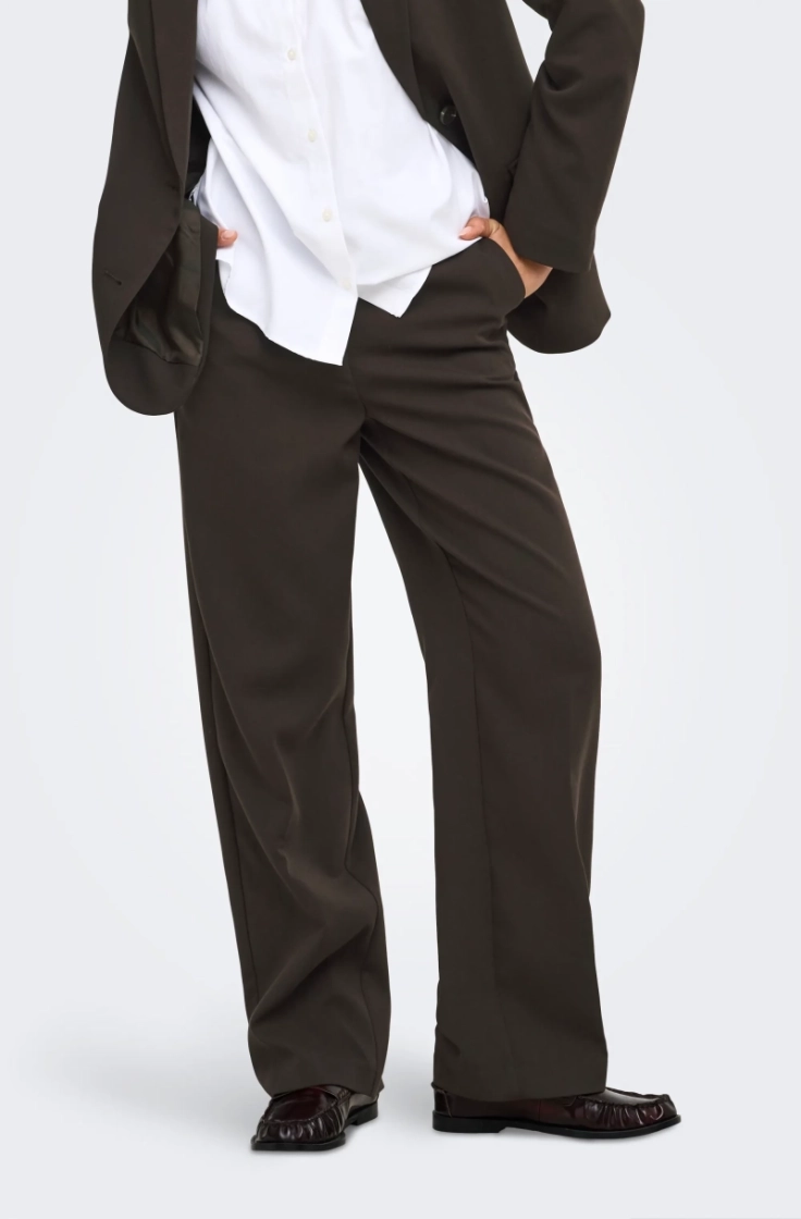 jdyviv hw wide pant pnt chocolate torte