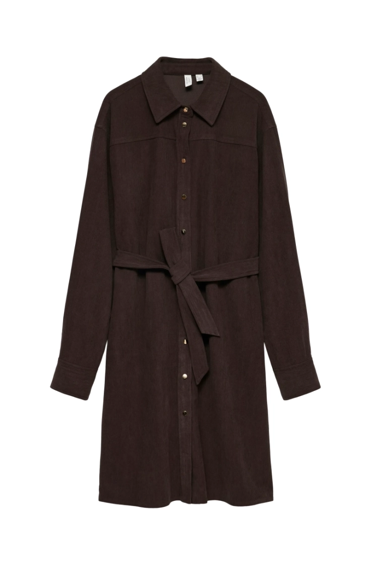 vmmilena ls shirt short dress  chocolate torte
