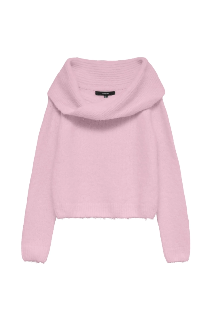 vmsorrina ls offshoulder parfait pink