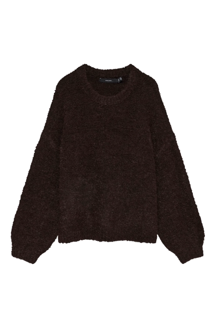 vmnew carmen ls o-neck pullove chocolate torte