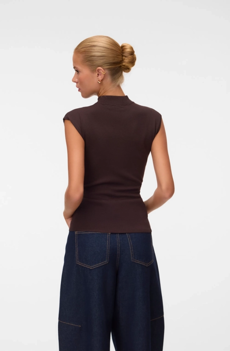 vmbari sl highneck top prm chocolate torte