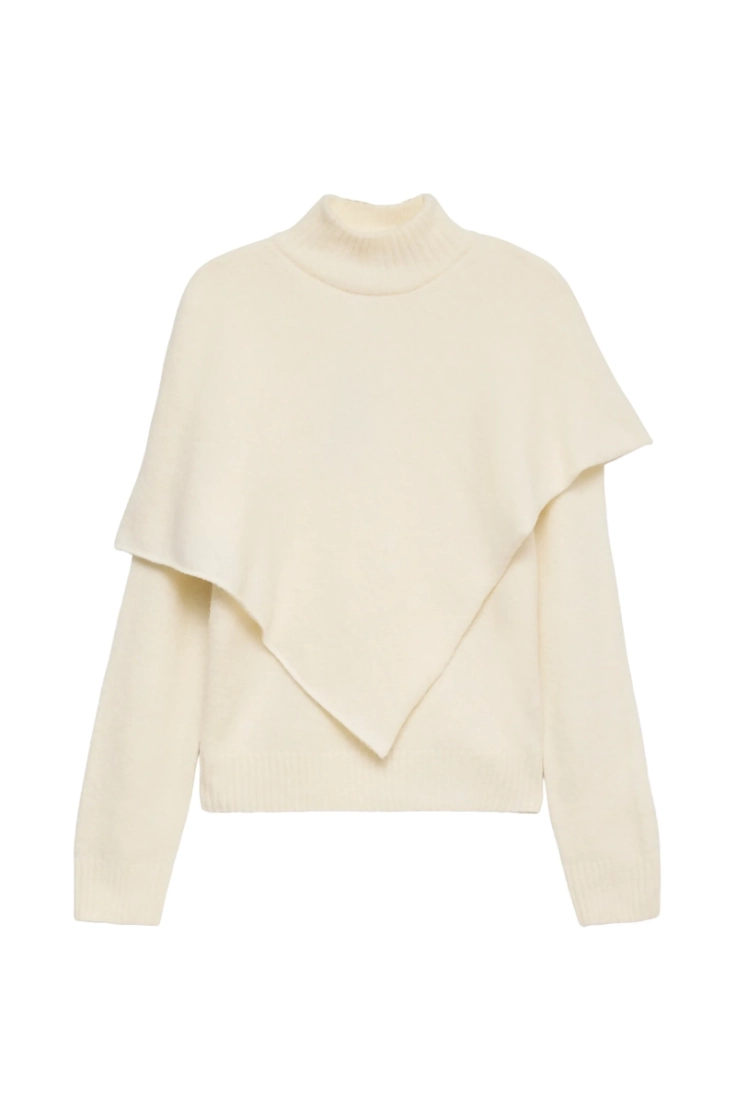 vmcamila ls cape highneck pull birch