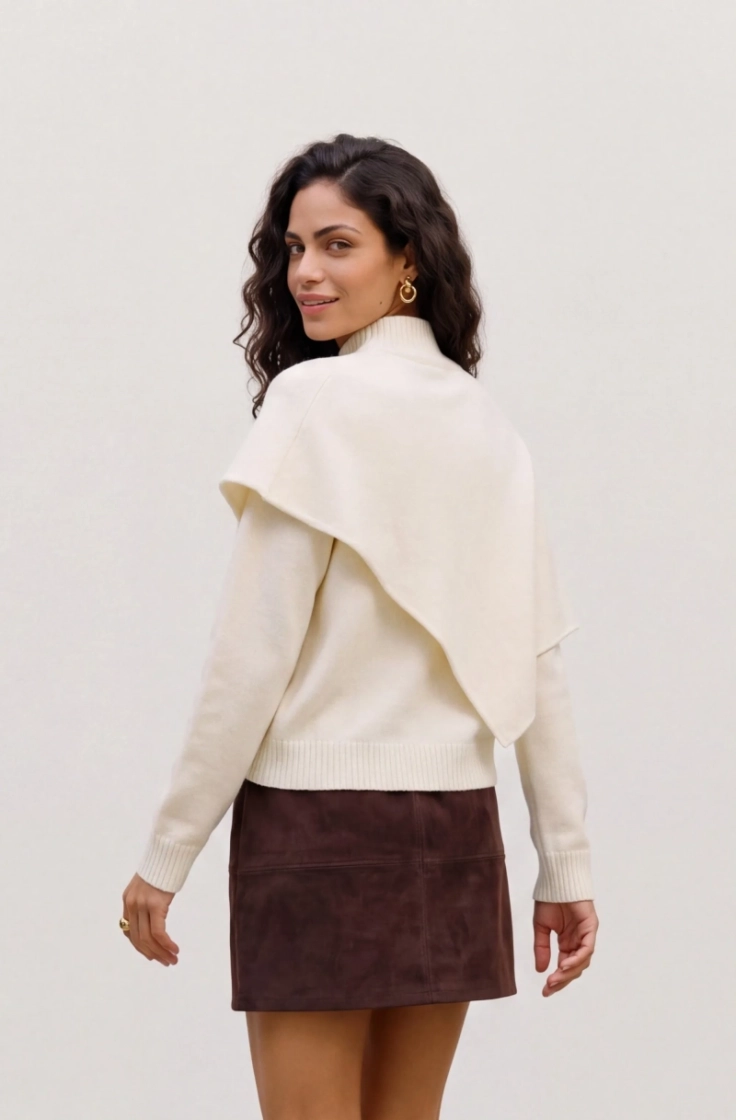 vmcamila ls cape highneck pull birch