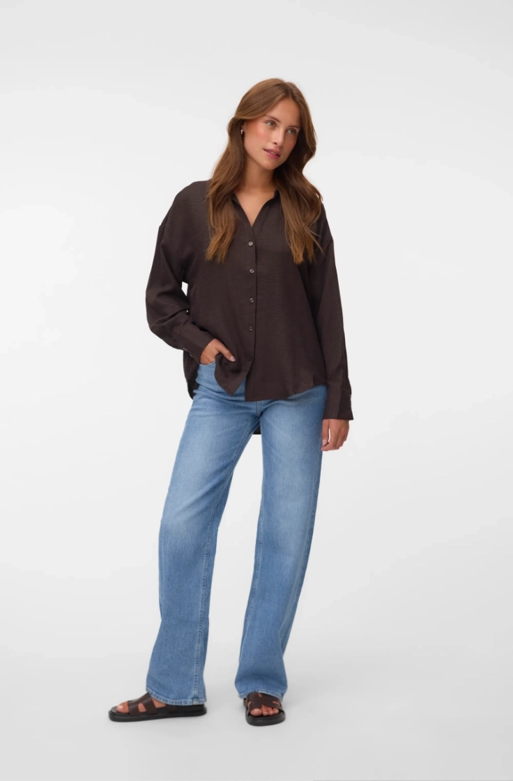 vmmelaney queeny ls shirt wvn chocolate torte