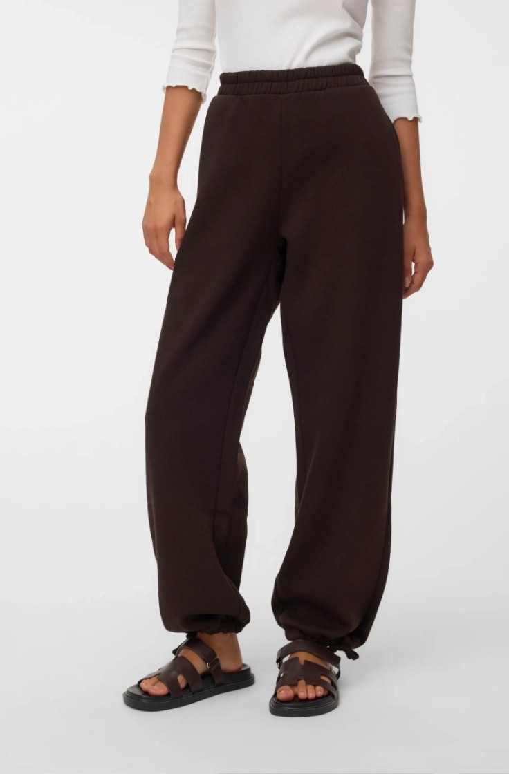 vmteddy mw wide pants jrs chocolate torte