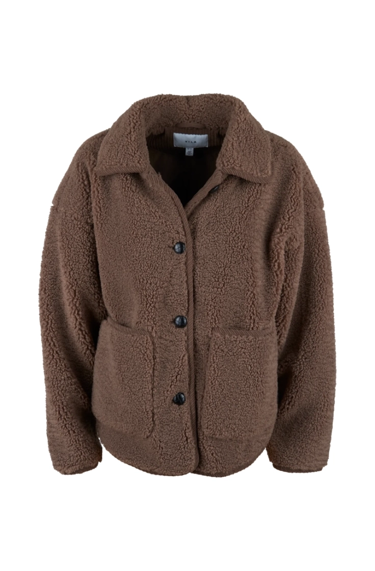 vimelusa teddy jacket fossil