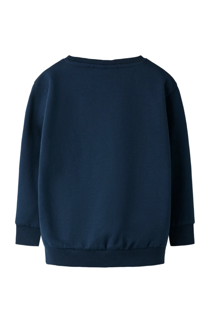 nmmlorenzo ls nreg sweat bru b navy blazer