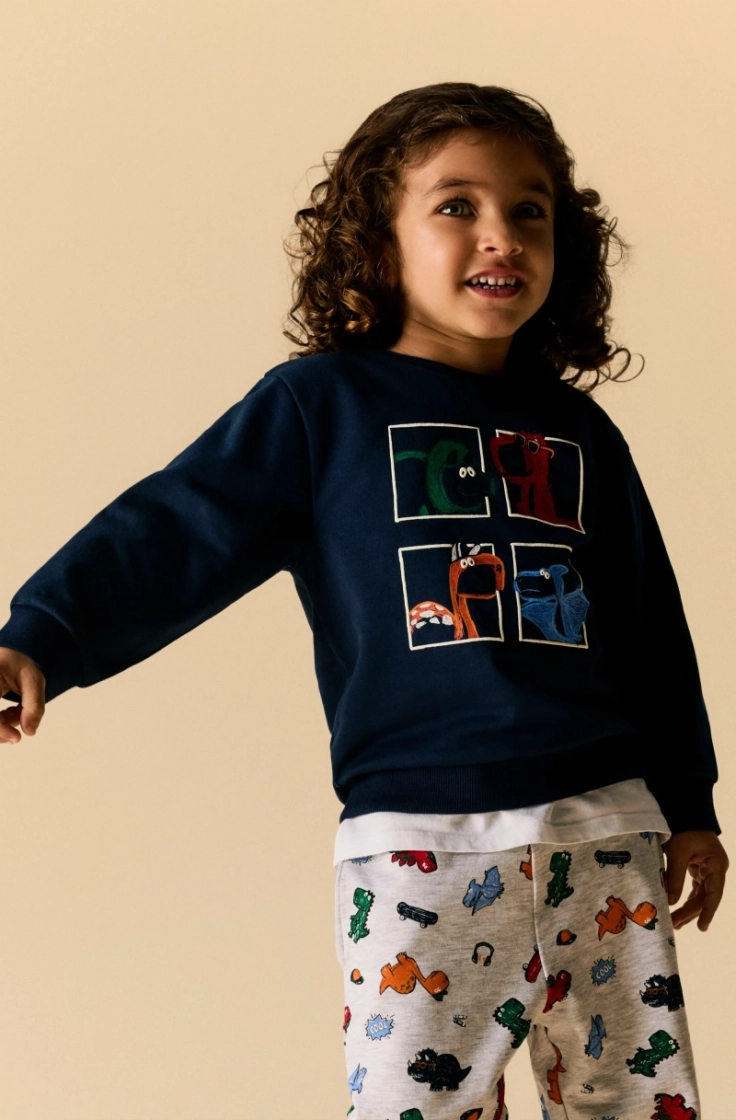 nmmlorenzo ls nreg sweat bru b navy blazer