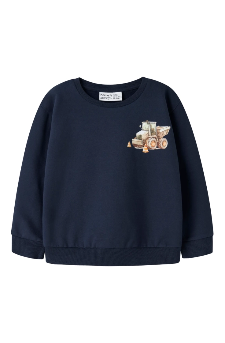 nmmnelson ls nreg sweat bru bo navy blazer